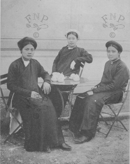 Những người phụ nữ Bắc Kỳ, Việt Nam tại triển lãm Marseille lần thứ 22, Pháp.